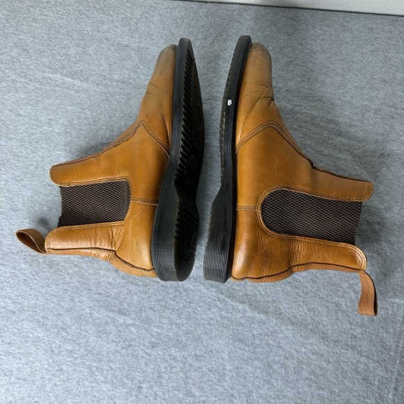 Dr Martens Cognac Flora Chelsea Pull On Boots Distressed Womens US 6 Two Toned - Picture 9 of 16